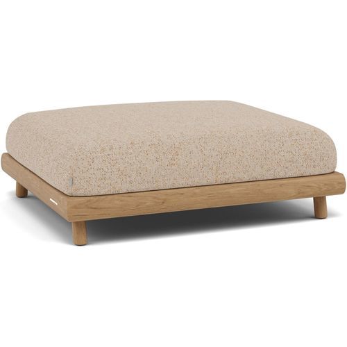Repose-pied contemporain - Muyu  - MANUTTI - en tissu / en teck / d'extérieur
