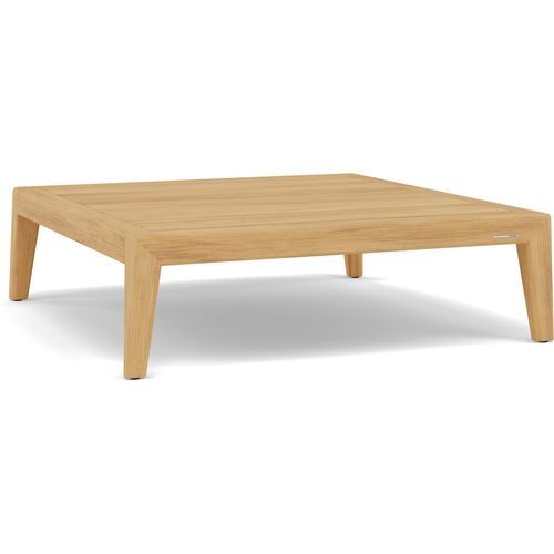 Table basse contemporaine - Sunrise  - MANUTTI - en teck / avec piètement en teck / carrée