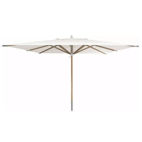 Parasol carré - Centra Max - MANUTTI - à mât central / en tissu / en teck