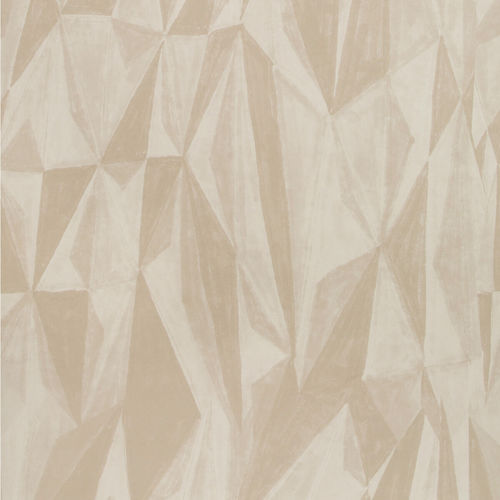 Papier peint contemporain - COVET - GP & J BAKER - en bois / en polyester / à motif géométrique