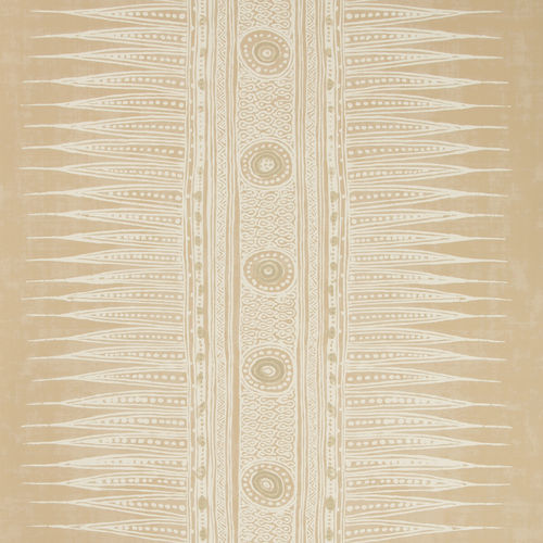 Papier peint contemporain - INDIAN ZAG - GP & J BAKER - à motif / bleu / vert