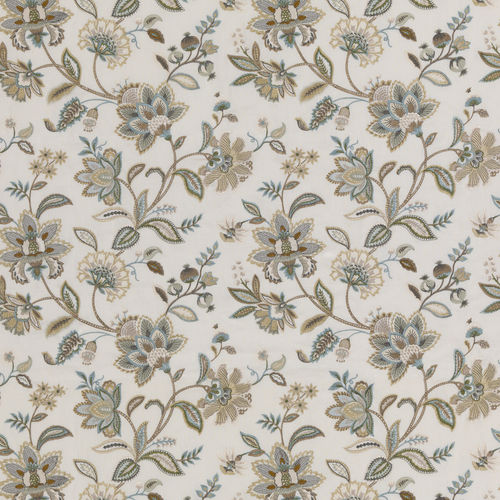 Tissu pour rideaux - LANGLEY - GP & J BAKER - à motif floral / en polyester / en lin