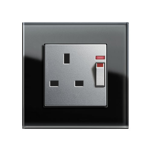 Prise de courant - BRITISH STANDARD (BS 1363-2) - Gira - murale / encastrable / en verre