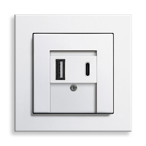 Prise de courant - Gira - USB / double / murale