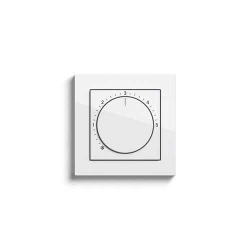 Régulateur de température pour installation domotique - Gira - de salon / pour chambre à coucher / d'ambiance