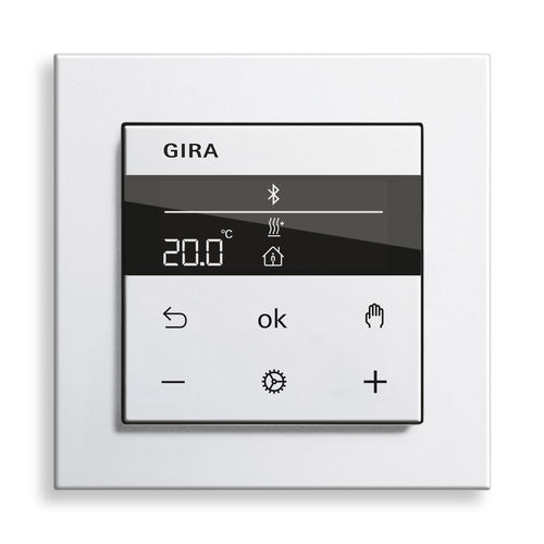 Régulateur de température pour installation domotique - System 3000 - Gira - de salon / pour chambre à coucher / d'ambiance