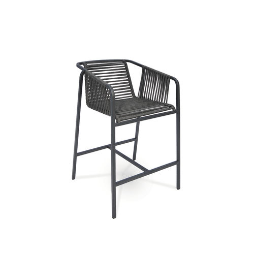 Chaise de bar contemporaine - SUITE HIGH - FISCHER MÖBEL - d'intérieur / de jardin / en aluminium