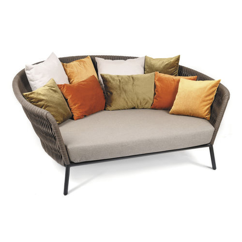 Méridienne contemporaine - WING RELAX - FISCHER MÖBEL - en tissu / en aluminium / en corde