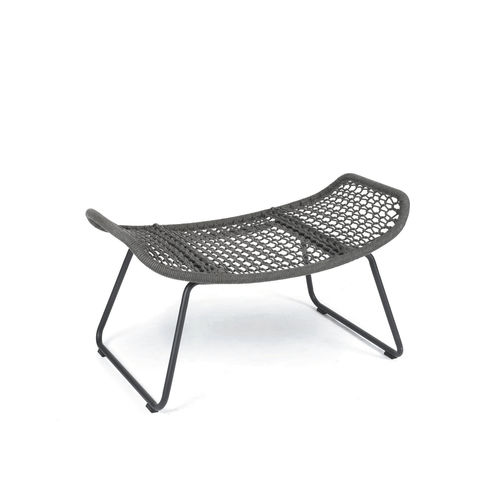 Repose-pied contemporain - WING LIGHT RELAX - FISCHER MÖBEL - en aluminium laqué / en corde / pour extérieur
