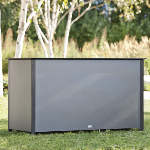 Coffre design - BOX - FISCHER MÖBEL - de jardin / en teck / en aluminium