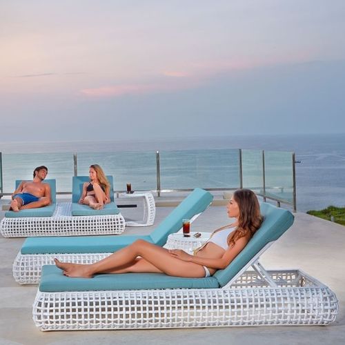 Bain de soleil contemporain - DYNASTY - SKY LINE DESIGN - en Sunbrella® / en fibres synthétiques / outdoor