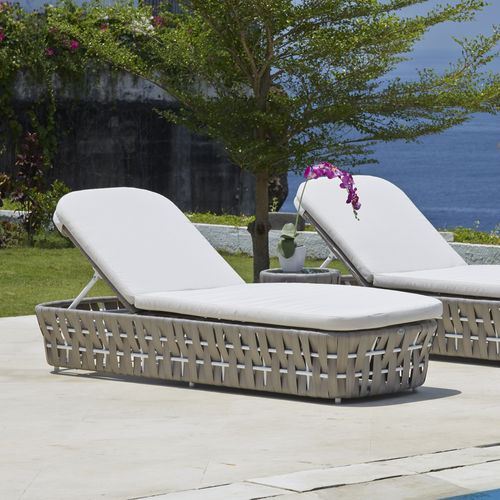 Bain de soleil contemporain - STRIPS  - SKY LINE DESIGN - en tissu / en aluminium / dossier ajustable