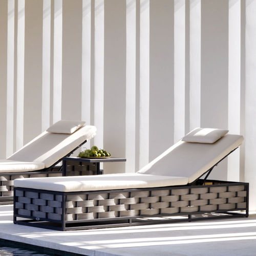 Bain de soleil contemporain - BANDIDO  - SKY LINE DESIGN - en tissu / en aluminium / dossier ajustable