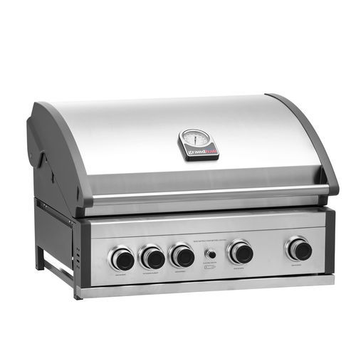 Barbecue à gaz - Pro Elite - GRAND HALL - encastrable / en fonte / en inox