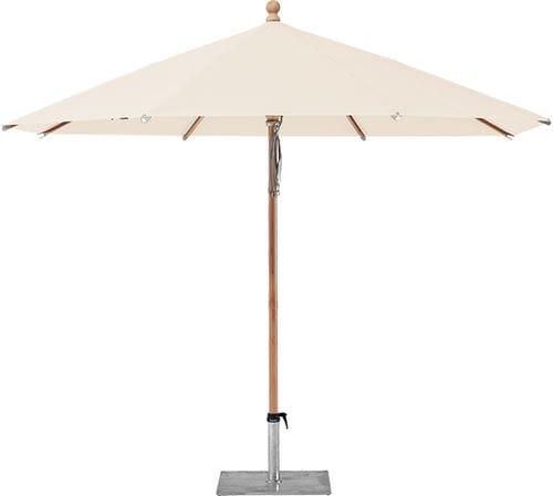 Parasol carré - PIAZZINO - GLATZ AG - rond / à mât central / en tissu acrylique