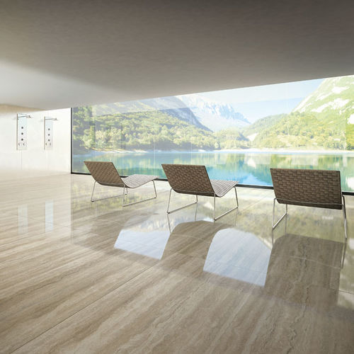Carrelage en grès cérame - TRAVERTINO SANTA CATERINA - Ariostea - poli / d'intérieur / de salle de bain