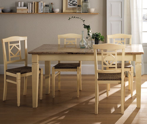 Table à manger classique - BELVEDERE - SCAVOLINI - agglomérée / en stratifié / en ABS