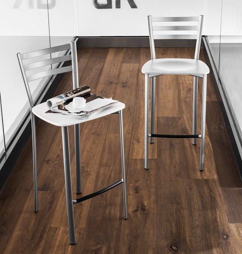 Chaise de bar contemporaine - SPEEDY - SCAVOLINI - d'intérieur / en tissu / en contreplaqué