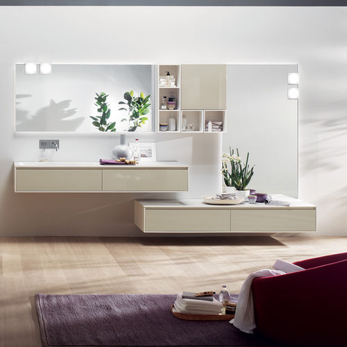 Salle de bain contemporaine - RIVO - SCAVOLINI - en céramique / en verre / en pierre