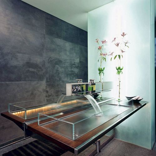 Revêtement mural en cuir - WATERSUEDE : 51 - Studio Art - mat / aspect carrelage / résidentiel