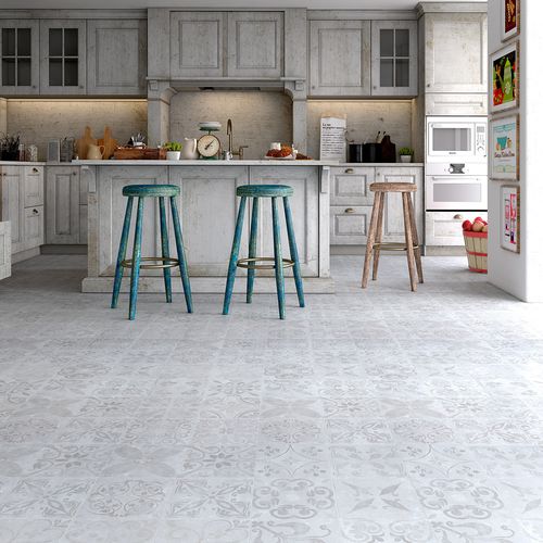 Sol stratifié en HDF - S172616 - FAUS International Flooring - flottant / aspect carrelage / résidentiel