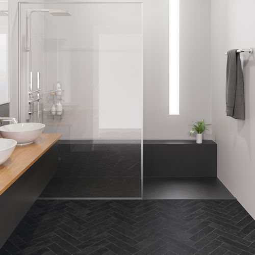 Sol stratifié en bois - S180130 - FAUS International Flooring - flottant / à coller / aspect pierre