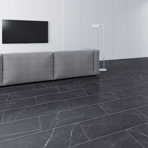 Sol stratifié en HDF - S180239 - FAUS International Flooring - flottant / aspect marbre / résidentiel