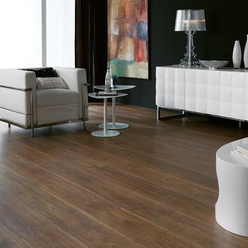 Sol stratifié en noyer - S184480 - FAUS International Flooring - flottant / à coller / aspect parquet