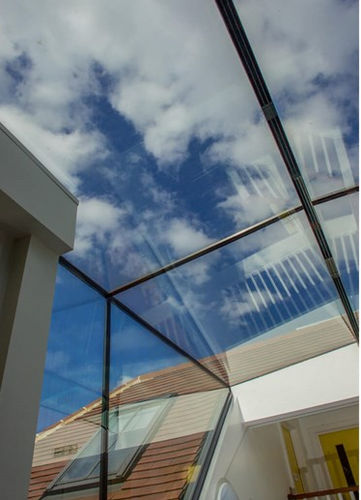Panneau en verre transparent - NEW TO ​OLD - Cantifix - pour cloison / pour bâtiment / pour façade