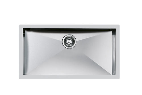 Évier 1 bac - QUADRA .1V.80x40.FT - 1218 050 - Foster spa - sans égouttoir / en inox / encastrable