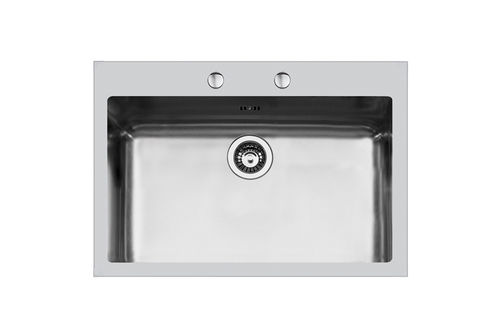 Évier 1 bac - KE.R15.1V.71x40.Q4 - 2278 050 - Foster spa - sans égouttoir / en inox / encastrable