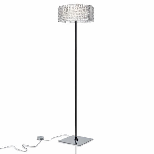 Lampe sur pied - CROCODILE - Av Mazzega - en chrome / en métal poli / contemporaine