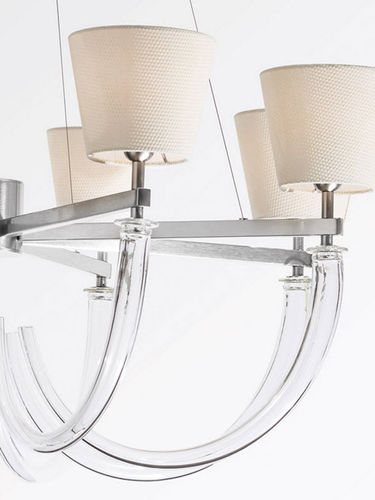 Lustre contemporain - FLIRT LIFE - Av Mazzega - en verre / en métal / 8 ampoules