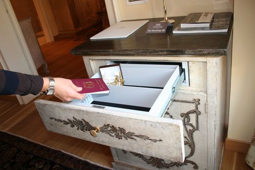 Coffre-fort mécanique - HSAFE - CONFORTI - encastrable / pour chambre d'hôtel