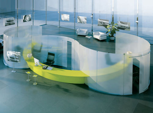 Cloison amovible - CONCEPT - Casali - vitrée / de bureau / pour open space