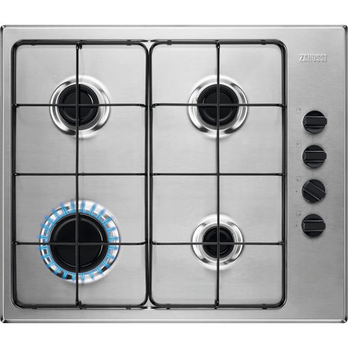 Table de cuisson à gaz - ZGNN640X - Zanussi Home appliances - 4 foyers / encastrable / avec manettes