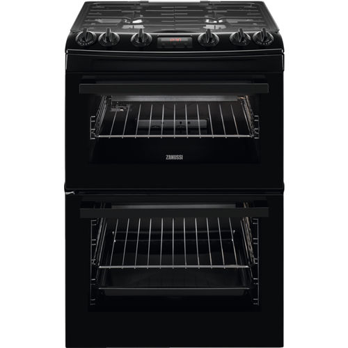 Cuisinière à gaz - ZCG63260BE - Zanussi Home appliances - 4 foyers / 2 fours / à catalyse