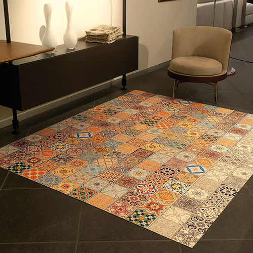 Tapis contemporain - AMALFI - Montecolino S.p.a. - patchwork / en PVC / rectangulaire