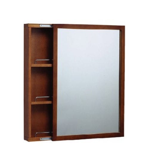 Armoire de toilette à miroir contemporaine - 6811-77-82CP - JUSTIME - en bois / murale