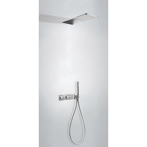 Set de douche encastrable au mur - BLOCK SYSTEM®: 20735202 - TRES Grifería - contemporain / avec douche à main / thermostatique