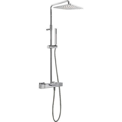 Set de douche mural - CUADRO-TRES: 00731201 - TRES Grifería - contemporain / avec douche à main / thermostatique