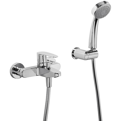 Mitigeur de douche - FLAT-TRES: 20417001 - TRES Grifería - pour baignoire / mural / en métal chromé
