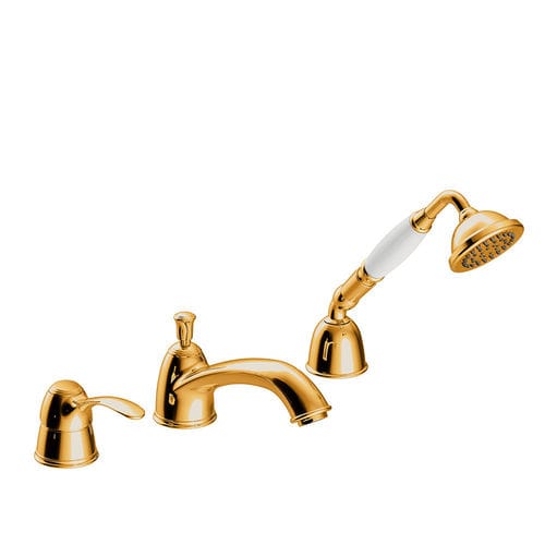 Mitigeur pour baignoire - TRES-CLASIC: 24214501OR - TRES Grifería - à poser / en métal chromé / 3 trous