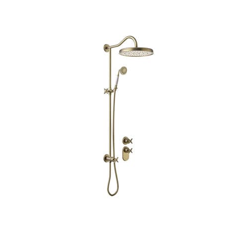 Set de douche mural - TRES-CLASIC: 24235203LV - TRES Grifería - classique / avec douche à main / thermostatique