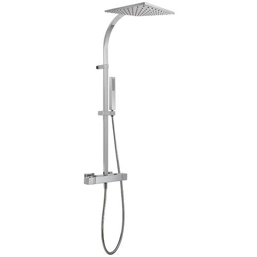 Set de douche mural - CUADRO-TRES: 107395 - TRES Grifería - contemporain / avec douche à main / thermostatique