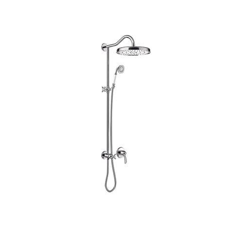 Set de douche mural - TRES-CLASIC: 24217703AC - TRES Grifería - classique / avec douche à main / avec pommeau fixe