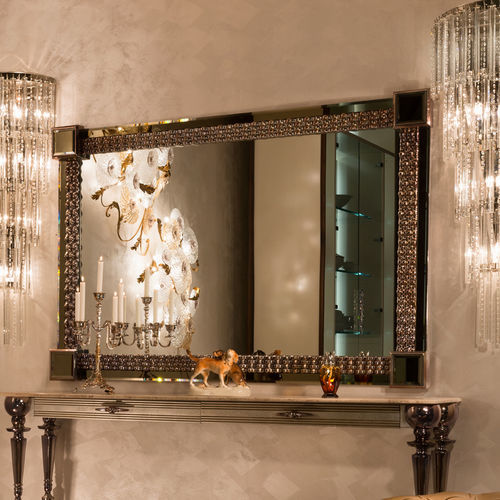 Miroir mural - OLA  - Mantellassi 1926 - Art Déco / rectangulaire / en bronze