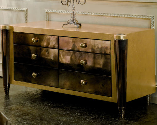 Commode classique - AMETISTA - Mantellassi 1926 - en laiton / sur mesure / 6 tiroirs