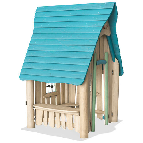 Cabane pour enfant pour extérieur - NRO404 - KOMPAN - au sol