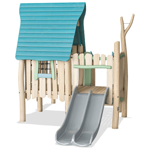 Cabane pour enfant pour extérieur - NRO409 - KOMPAN - au sol